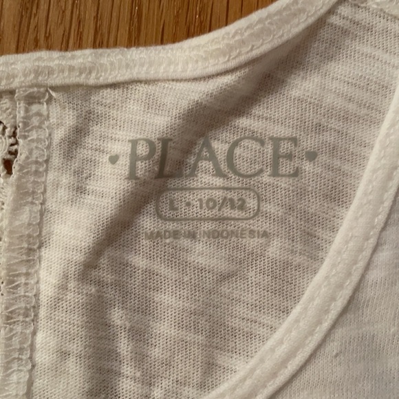 NWT Children’s Place Fancy Lace Tank L10/12 - Picture 5 of 5
